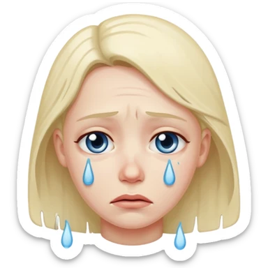 Sad sticker