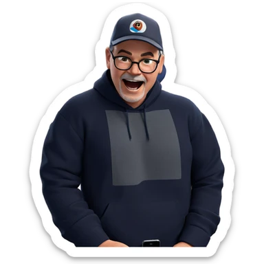 group of boys with hats sticker