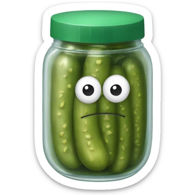 pickle jar sticker