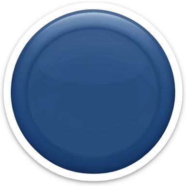 navy blue circle emoji  sticker
