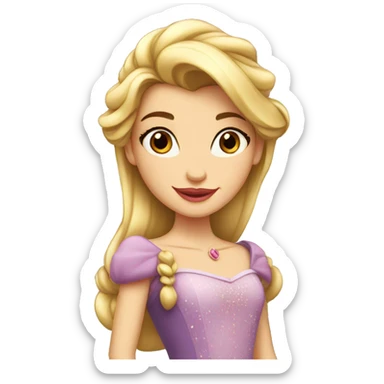 Bella princesa disney sticker