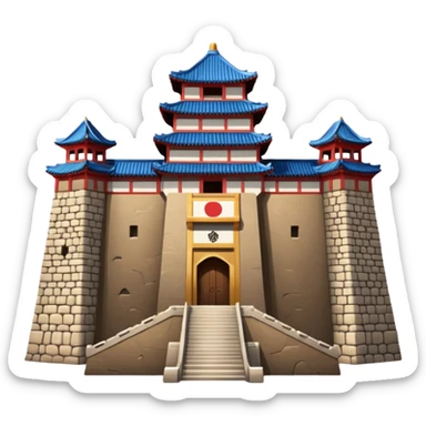 South Korea 
Hwaseong Fortress Palace castle sticker