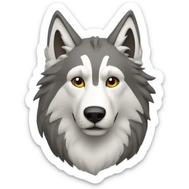 lobo marinho sticker