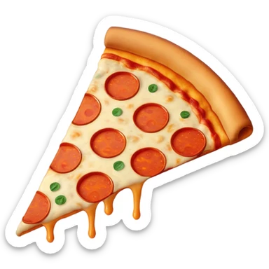 The galaxy is pizza pizza pizza pizza sticker