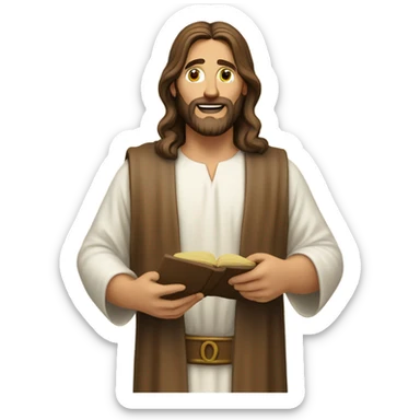 Jesus Christ accounting sticker