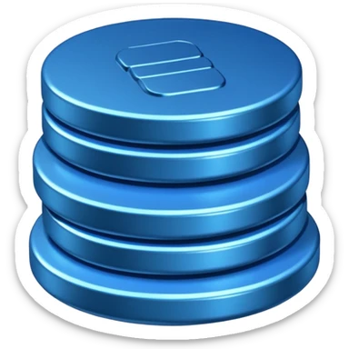 blue coin credit pack sticker