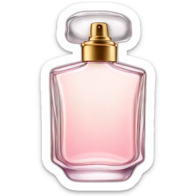 Fragrance bottle sticker