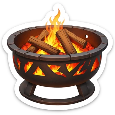Forge Fire Pit in blacksmith item sticker