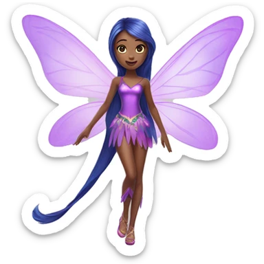 winx musa fairy sticker