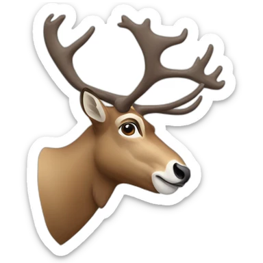 Caribou in Canada sticker