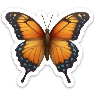 Butterfly sticker