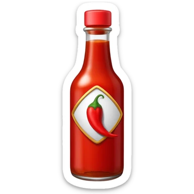 chilies super hot sauce sticker
