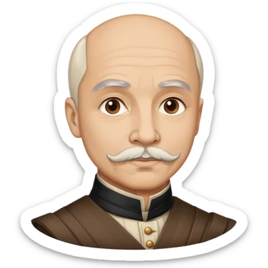 i want a portrait of Montaigne in sketch style, not in emoji style sticker
