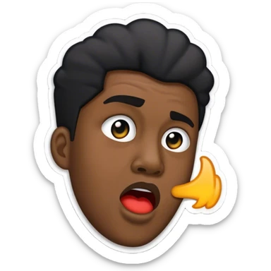 Sticker that says shut up nigga sticker