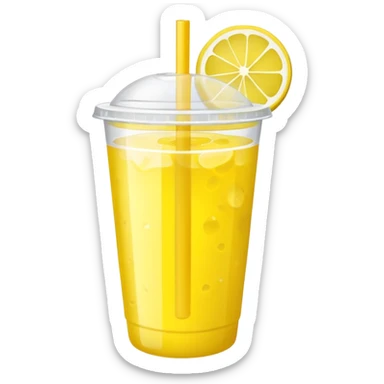 lemonado cup, Theme Park Snack. sticker