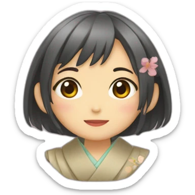 Hina（Japanese Girl） sticker