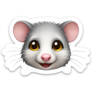 cute possum sticker