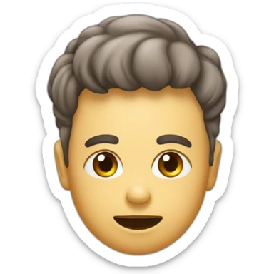 Caca dans toilette sticker