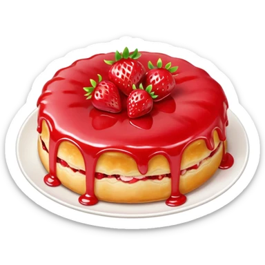 Strawberry Glaze Pastries
 sticker