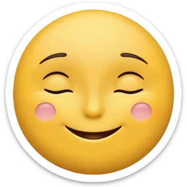 a dreaming emoji sticker