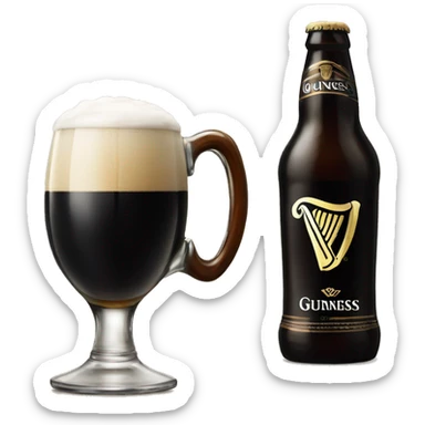 Guinness beer sticker