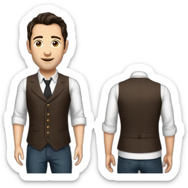 Joseph Gordon-Levitt waistcoat sticker