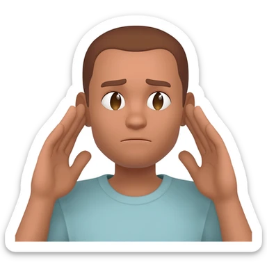 Apologize by holding earsears sticker