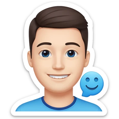 Q salga verificado azul en tik Tok sticker