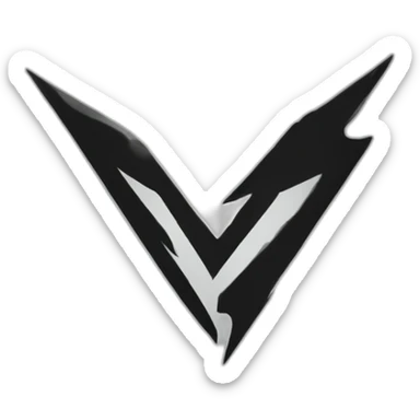 m of metallica band logo sticker