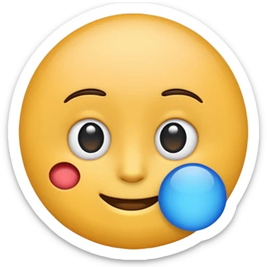 Create a verify meta parody badge  emoji with this ✅🔵 sticker