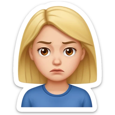 annoyed girlfriend  sticker