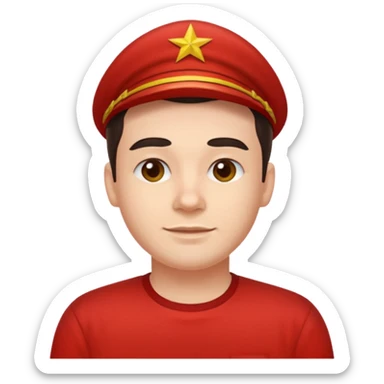 Communist Labor day sticker