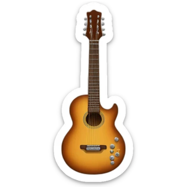 an 8 string guitar sticker