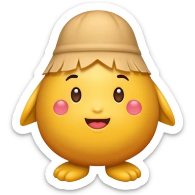 Emouji de un chita de cuerpo completo sticker