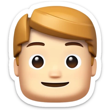 Roblox character with blocky body and smiling face sticker
