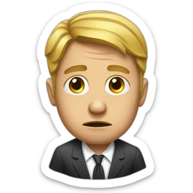 crying lawyer sticker