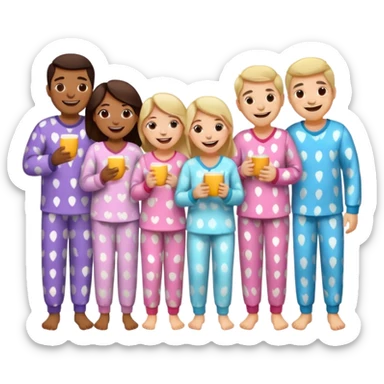 Pajama day sticker