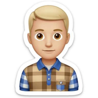 Make me a preppy aesthetic sticker