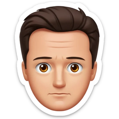 chandler bing of friends sticker