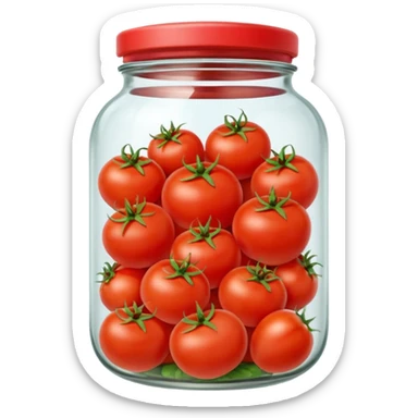 Jar of tomatos sticker