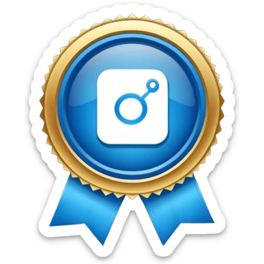 Crée un emojis de bage certificate Instagram sticker