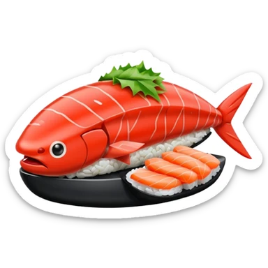 spicy tuna emoji sticker