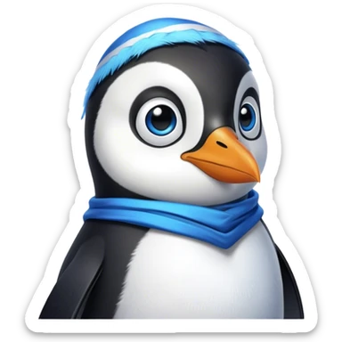 Sorcerer penguin sticker