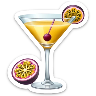 Passionfruit martini sticker