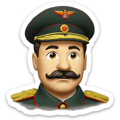 Josef Stalin in Germany in the year 1999 sticker