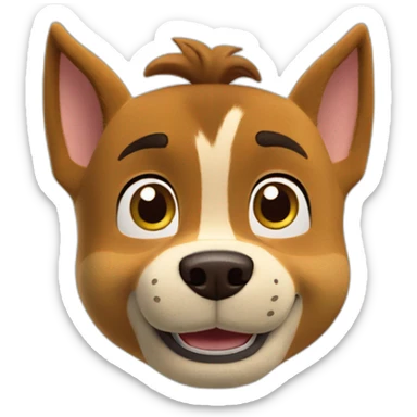 Paw patrol Chase character sticker