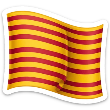 catalan flag sticker