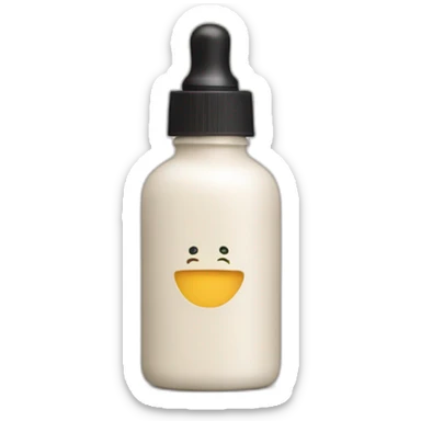 Foundation bottle  sticker