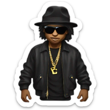 Eazy E with tupac sticker