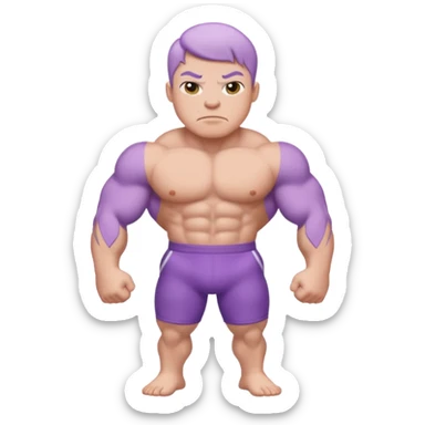 Xl tri lilac bully  sticker